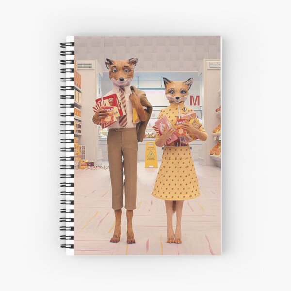 Fantastic Mr. Fox at the grocery store!  Spiral Notebook