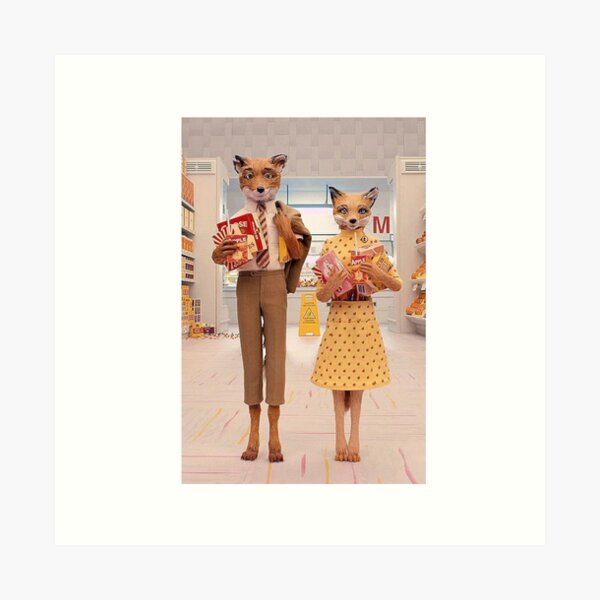 Item preview, Fantastic Mr. Fox at the grocery store!  designed and sold by freakydutchkid.