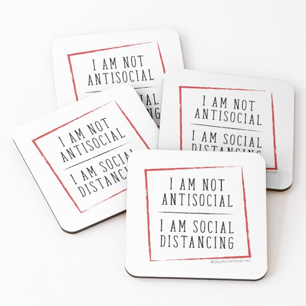 Item preview, I'm Not Antisocial, I'm Social Distancing. Quarantine Life designed and sold by onlytopdesigns.