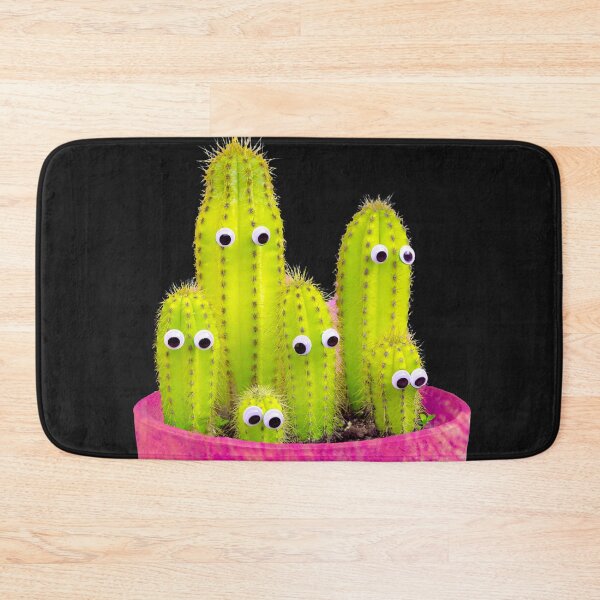Item preview, Cactus family in a plantpot with eyes designed and sold by GaryDobson.