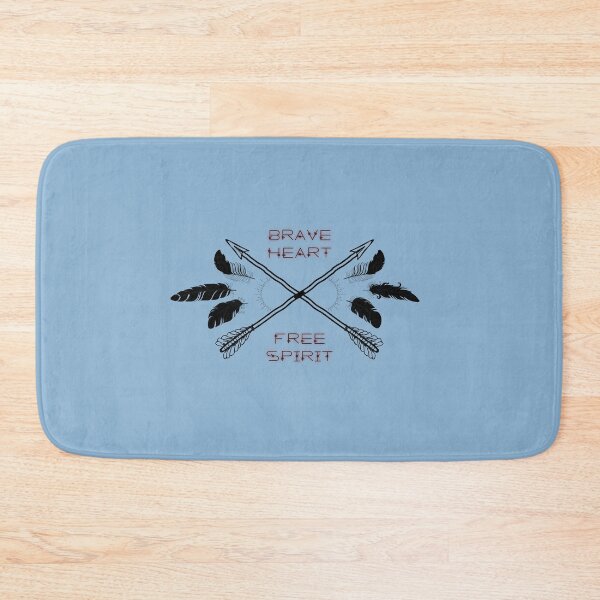 Item preview, Brave heart, free spirit designed and sold by Mindful-Designs.