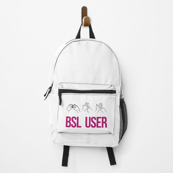 Item preview, BSL, British Sign Language user logo designed and sold by sugarrosekitch.