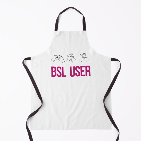 Item preview, BSL, British Sign Language user logo designed and sold by sugarrosekitch.