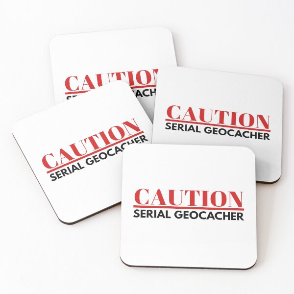 Item preview, geocacher / geocache / geocaching/  caution: serial geocacher designed and sold by portrait4you.
