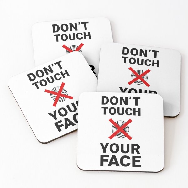 Item preview, Don't Touch Your Face. Warning Poster. Coronavirus designed and sold by onlytopdesigns.