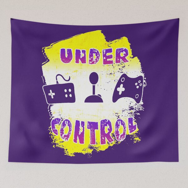 Item preview, UNDER CONTROL - EVERYTHING UNDER CONTROL - GAMING - yellow version designed and sold by REENS_PHOTOS.