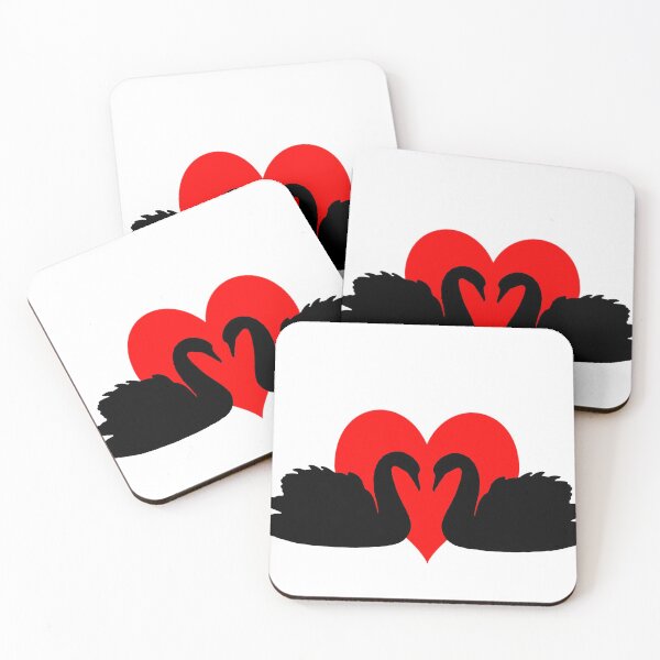 Item preview, Swans in love designed and sold by MarketVisionAV.