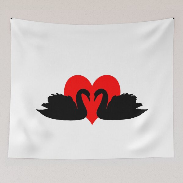 Item preview, Swans in love designed and sold by MarketVisionAV.