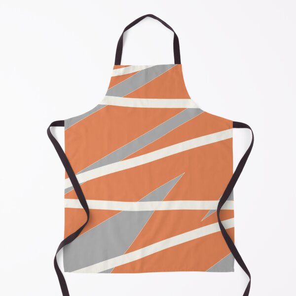 Item preview, Orange Silver Geometric Art designed and sold by LotusCreations.