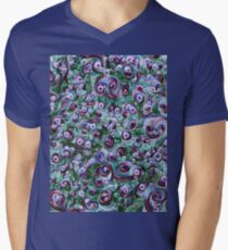#DeepDream Ice 5x5K v1452178372 V-Neck T-Shirt