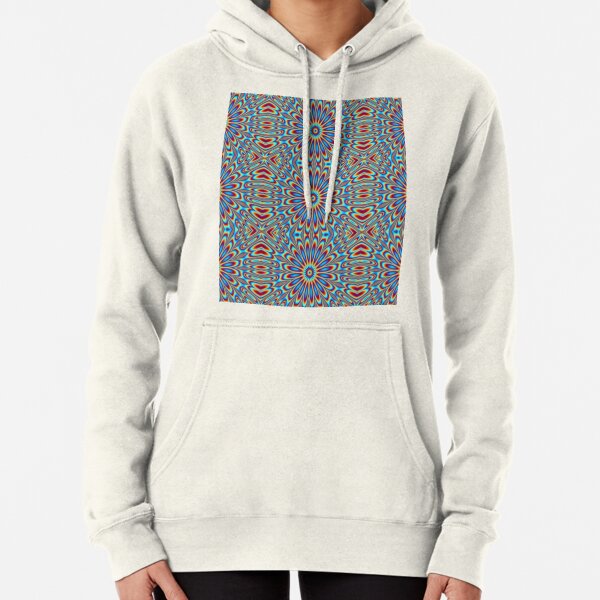  Optical Illusions - Illusory motion - Decorative Pullover Hoodie