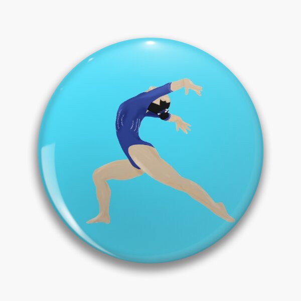 Item preview, Kara Eaker Gymnastics Art - Blue Leo designed and sold by Cherries4.