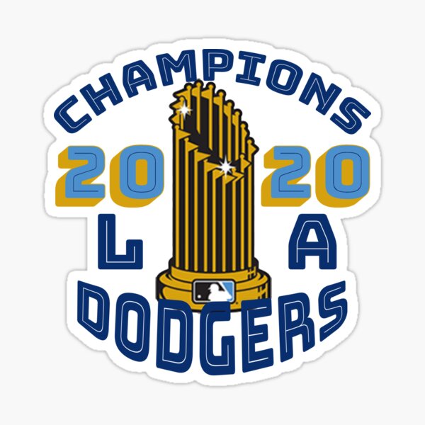 dodgers championship 2020 Sticker
