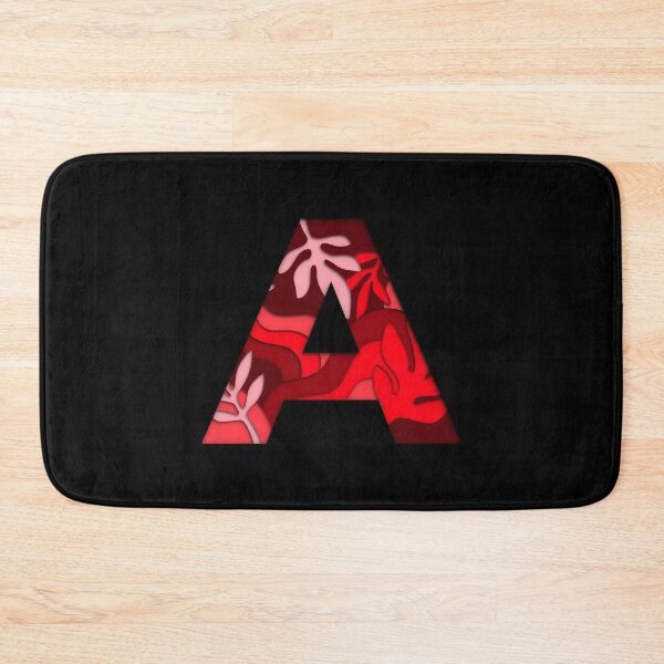 Item preview, The letter - A - Alphabet Series in Red Pattern designed and sold by SimplePickUps.