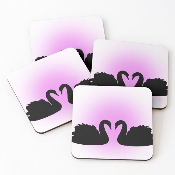 Item preview, Swans in love PINK designed and sold by MarketVisionAV.