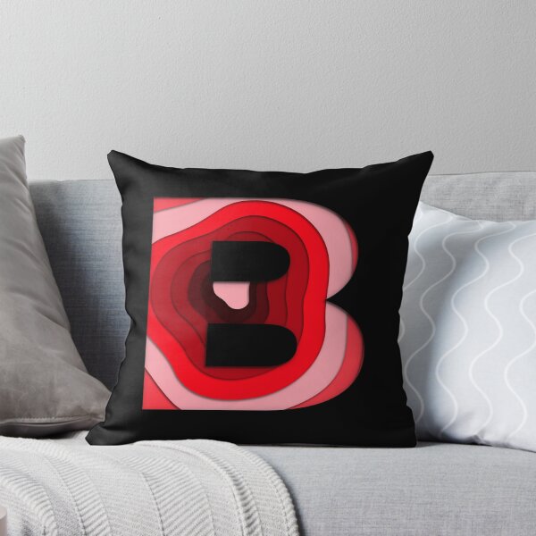 Item preview, The letter - B - Alphabet Series in Red Pattern designed and sold by SimplePickUps.