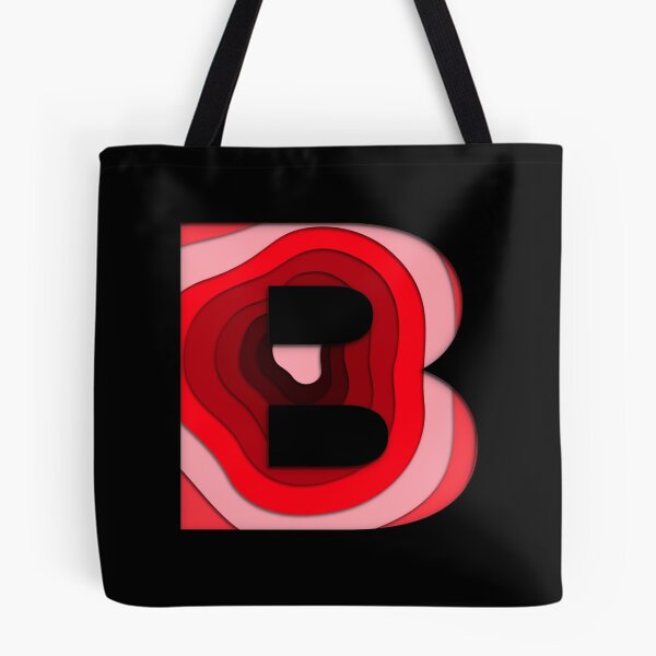 Item preview, The letter - B - Alphabet Series in Red Pattern designed and sold by SimplePickUps.
