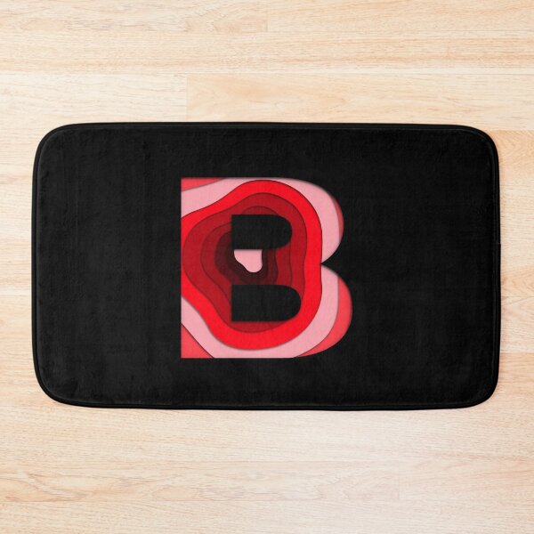 Item preview, The letter - B - Alphabet Series in Red Pattern designed and sold by SimplePickUps.