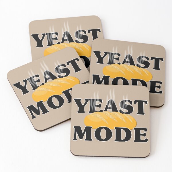 Item preview, "Yeast Mode" steaming loaf of bread for bakers designed and sold by Happy Puppy Print On Demand.