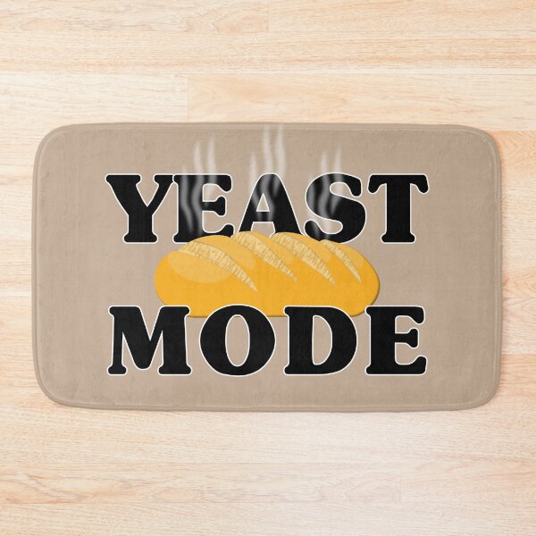 Item preview, "Yeast Mode" steaming loaf of bread for bakers designed and sold by Happy Puppy Print On Demand.