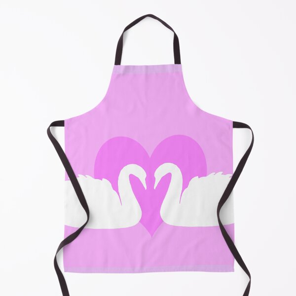 Item preview, Swans in love pink designed and sold by MarketVisionAV.