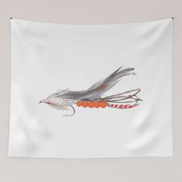 Item preview, Beaded Grey Ghost Fishing Lure designed and sold by rachel-e-church.