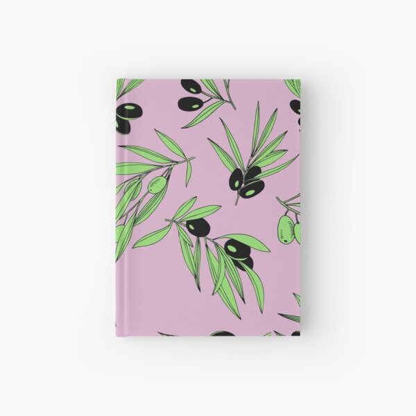 Item preview, Black Olives On The Tree With A Pink Lavender Background designed and sold by ManateesDesign.