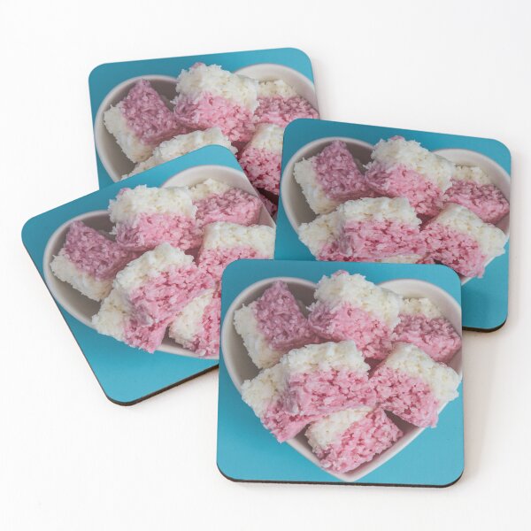 Item preview, Heart shaped bowl of coconut ice designed and sold by sugarrosekitch.