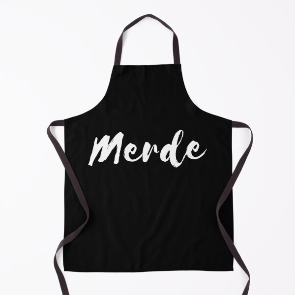 Item preview, Merde Funny French Cursive Cursing in a Foreign Language designed and sold by apathecary.