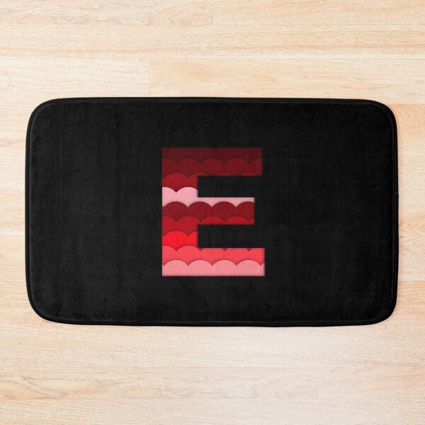 Item preview, The letter - E - Alphabet Series in Red Pattern designed and sold by SimplePickUps.