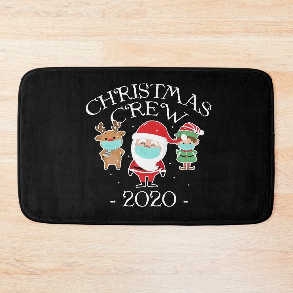 Item preview, Christmas Crew 2020 - Mask Wearing Santa Elf And Reindeer designed and sold by Dressed For  Duty.
