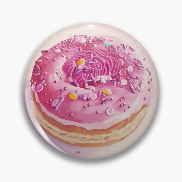 Item preview, Strawberry Swirl Donut painting  designed and sold by Emily Bickell.