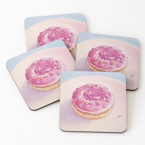 Item preview, Strawberry Swirl Donut painting  designed and sold by Emily Bickell.