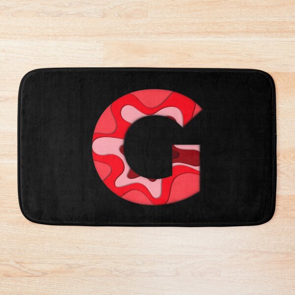 Item preview, The letter - G - Alphabet Series in Red Pattern designed and sold by SimplePickUps.