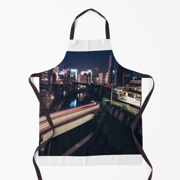 Item preview, River through Tokyo, Japan and Intersecting Train Bridges designed and sold by JonesyDave.