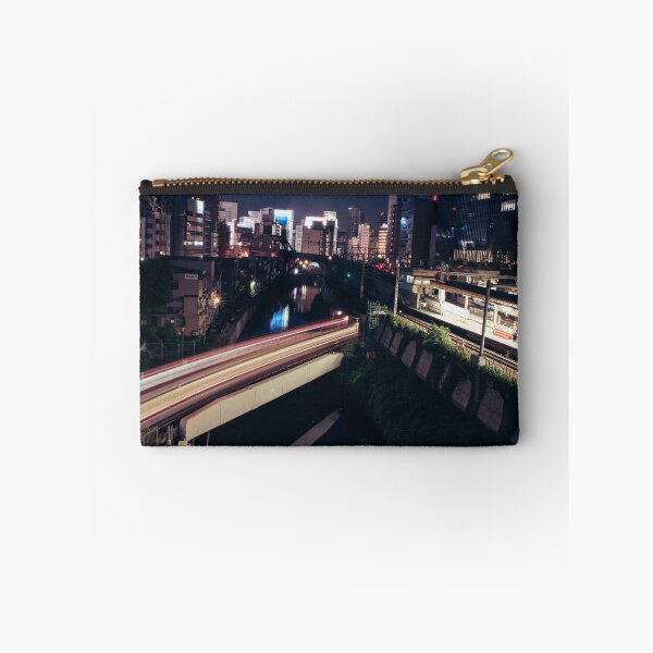 Item preview, River through Tokyo, Japan and Intersecting Train Bridges  designed and sold by JonesyDave.