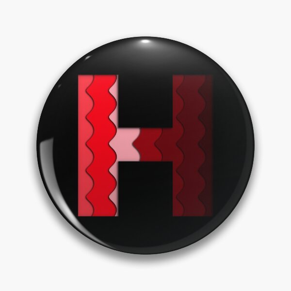 Item preview, The letter - H - Alphabet Series in Red Pattern designed and sold by SimplePickUps.