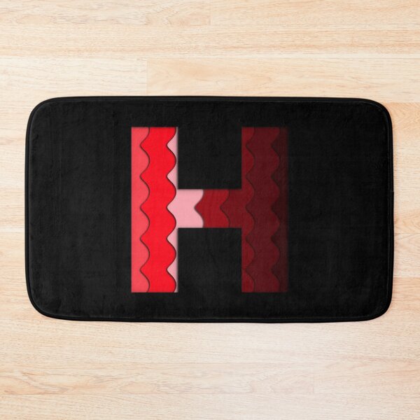 Item preview, The letter - H - Alphabet Series in Red Pattern designed and sold by SimplePickUps.