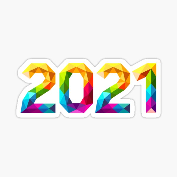 Item preview, 2021 New Year Rainbow Prism  designed and sold by MrRoccoBlue.