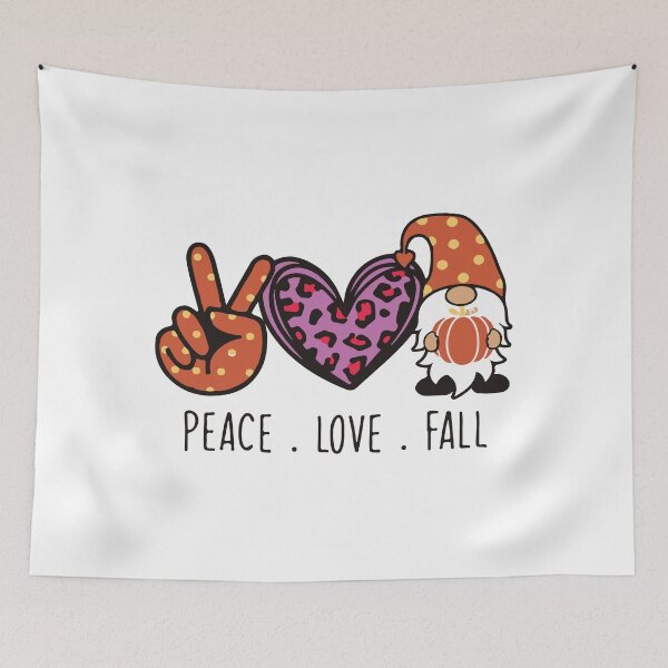 Item preview, Peace Love HALLOWEEN Mask  designed and sold by youssefattigui.