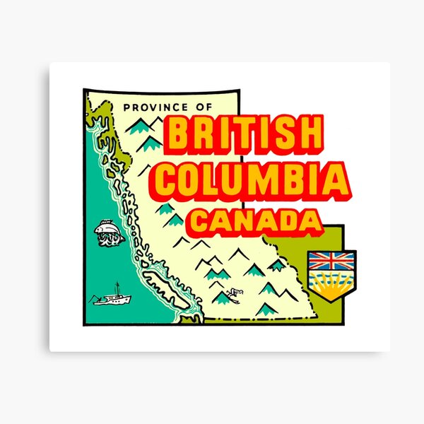 Item preview, Vintage British Columbia Decal designed and sold by zsonn.