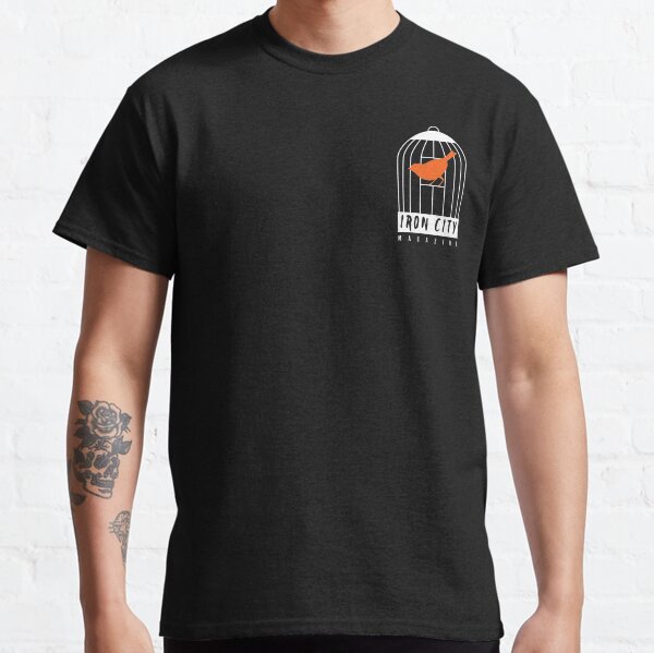 Reverse Iron City Logo Pocket Size Classic T-Shirt