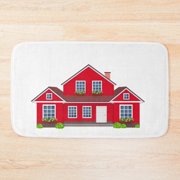 Item preview, House Red , Home villa isolated designed and sold by MarketVisionAV.