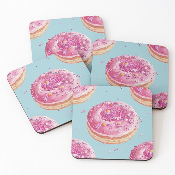 Item preview, Strawberry Swirl Donut painting pattern designed and sold by Emily Bickell.