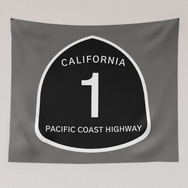Item preview, Black Highway 1 Sign: Pacific Coast Highway designed and sold by milesmoriarty.