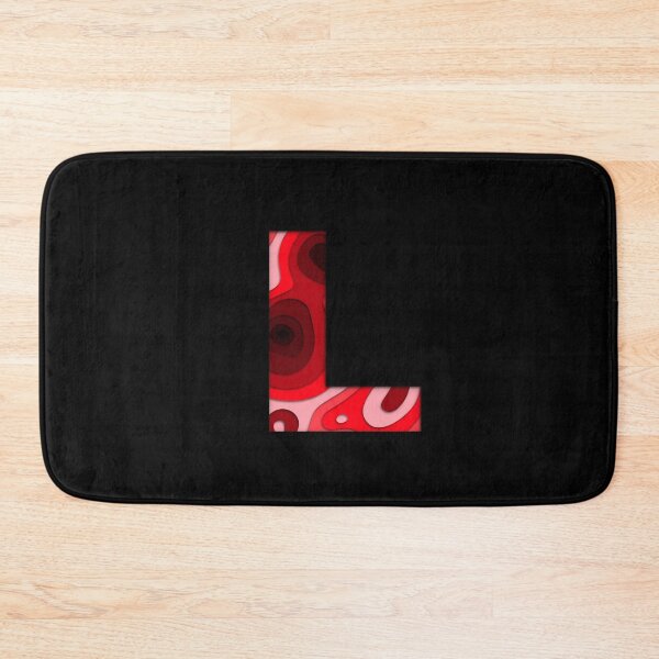 Item preview, The letter - L - Alphabet Series in Red Pattern designed and sold by SimplePickUps.