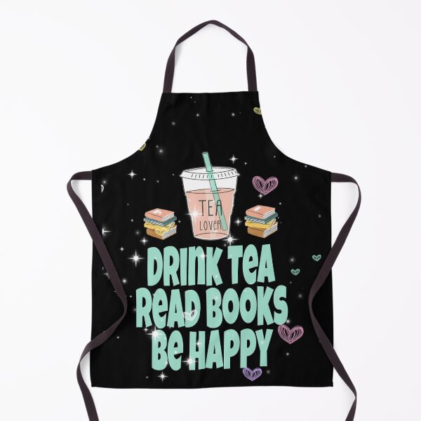 Artikelvorschau, Lustiges Bücherwurm-T-Shirt, Tee trinken Bücher lesen glücklich sein, GESCHENK FÜR MÄNNER & FRAUEN entworfen und verkauft von Morinas.