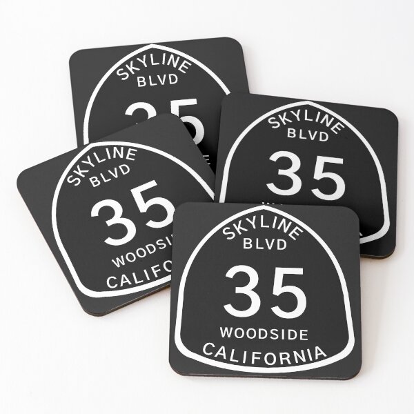 Item preview, Black Highway 35 Sign: Skyline Boulevard designed and sold by milesmoriarty.