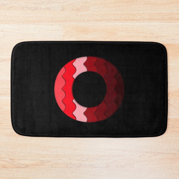 Item preview, The letter - O - Alphabet Series in Red Pattern designed and sold by SimplePickUps.