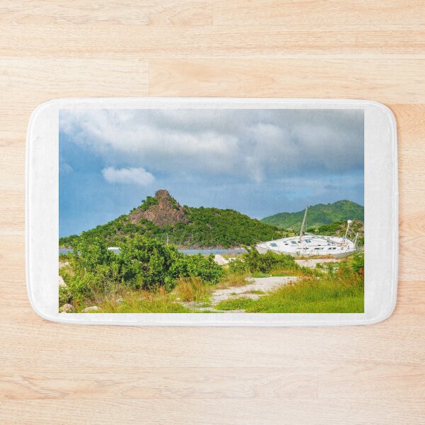 Item preview, Coastal landscape on tropical Caribbean island Sint Maarten designed and sold by debbieannpowell.